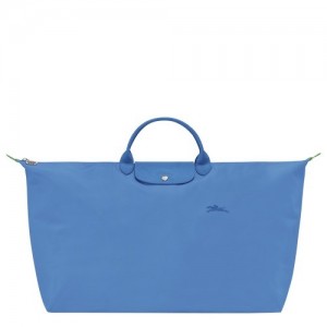 Torby Podróżne Longchamp Le Pliage Green M Damskie Niebieskie | SN-LCMP48553