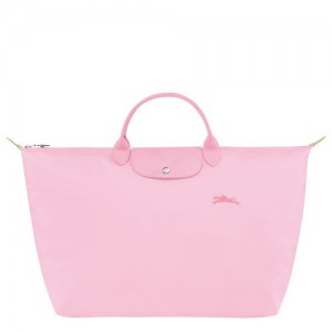 Torby Podróżne Longchamp Le Pliage Green S Męskie Różowe | SN-LCMP49298