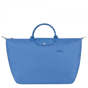 Torby Podróżne Longchamp Le Pliage Green S Męskie Niebieskie | SN-LCMP49360