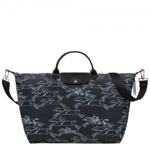 Torby Podróżne Longchamp Le Pliage Kolekcja Damskie Granatowe | SN-LCMP48546