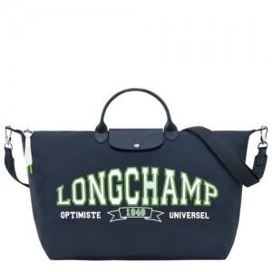 Torby Podróżne Longchamp Le Pliage Kolekcja Damskie Granatowe | SN-LCMP48556
