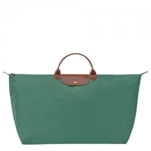 Torby Podróżne Longchamp Le Pliage Original M Męskie Oliwkowe | SN-LCMP49351