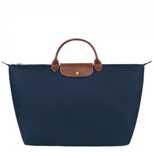 Torby Podróżne Longchamp Le Pliage Original S Damskie Granatowe | SN-LCMP48484
