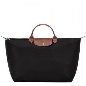 Torby Podróżne Longchamp Le Pliage Original S Damskie Czarne | SN-LCMP48495