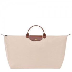 Torby Podróżne Longchamp Le Pliage Original M Damskie Beżowe | SN-LCMP48502