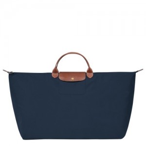 Torby Podróżne Longchamp Le Pliage Original M Damskie Granatowe | SN-LCMP48518