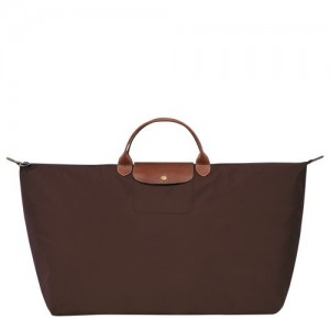 Torby Podróżne Longchamp Le Pliage Original M Damskie Czekolada | SN-LCMP48542