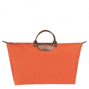 Torby Podróżne Longchamp Le Pliage Original M Damskie Pomarańczowe | SN-LCMP48545