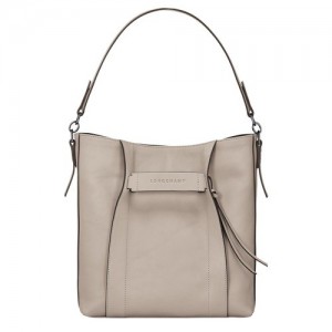 Torby Przez Ramię Longchamp 3d M Hobo Damskie Beżowe | SN-LCMP48056