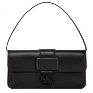 Torby Przez Ramię Longchamp Box-trot M Hobo Damskie Czarne | SN-LCMP47986