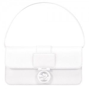 Torby Przez Ramię Longchamp Box-trot M Hobo Damskie Białe | SN-LCMP48054