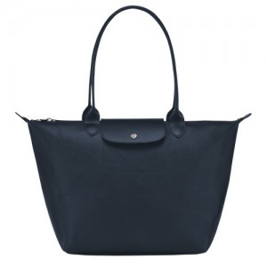 Torby Przez Ramię Longchamp Le Pliage City L Tote Damskie Granatowe | SN-LCMP47954