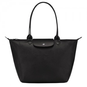 Torby Przez Ramię Longchamp Le Pliage City L Tote Damskie Czarne | SN-LCMP47956