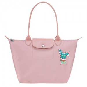 Torby Przez Ramię Longchamp Le Pliage Cny M Damskie Różowe | SN-LCMP47953
