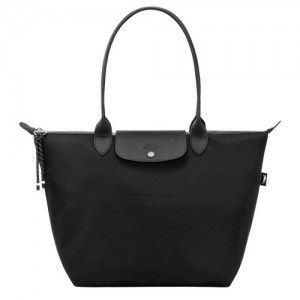 Torby Przez Ramię Longchamp Le Pliage Energy L Tote Damskie Czarne | SN-LCMP48034
