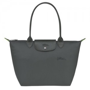 Torby Przez Ramię Longchamp Le Pliage Green M Tote Damskie Jasny Szare | SN-LCMP47968