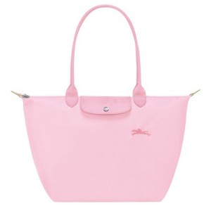 Torby Przez Ramię Longchamp Le Pliage Green L Tote Damskie Różowe | SN-LCMP47973
