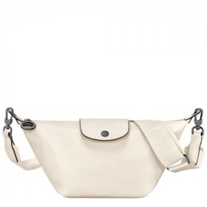 Torby Przez Ramię Longchamp Le Pliage Xtra Xs Damskie Białe | SN-LCMP48029