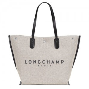 Torby Przez Ramię Longchamp Roseau L Tote Damskie Białe | SN-LCMP47962