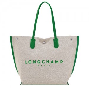Torby Przez Ramię Longchamp Roseau L Tote Damskie Zielone | SN-LCMP48023