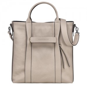 Torebka Longchamp 3d L Tote Damskie Beżowe | SN-LCMP47702