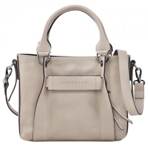 Torebka Longchamp 3d S Damskie Beżowe | SN-LCMP47751