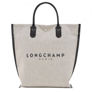 Torebka Longchamp Essential M Tote Damskie Białe | SN-LCMP47700