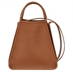 Torebka Longchamp Le Foulonné S Damskie Brązowe | SN-LCMP47761