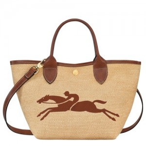 Torebka Longchamp Le Panier Pliage S Basket Damskie Brązowe | SN-LCMP47784