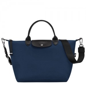 Torebka Longchamp Le Pliage Energy L Damskie Granatowe | SN-LCMP47796