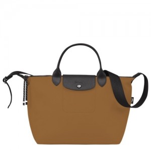 Torebka Longchamp Le Pliage Energy L Damskie Brązowe | SN-LCMP47797