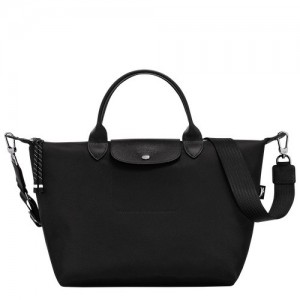 Torebka Longchamp Le Pliage Energy L Damskie Czarne | SN-LCMP47798