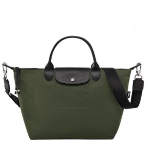 Torebka Longchamp Le Pliage Energy L Damskie Khaki | SN-LCMP47809