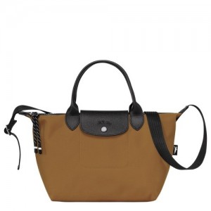 Torebka Longchamp Le Pliage Energy S Damskie Brązowe | SN-LCMP47801