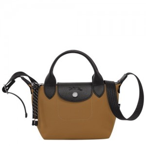 Torebka Longchamp Le Pliage Energy Xs Damskie Brązowe | SN-LCMP47805