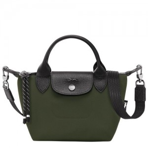 Torebka Longchamp Le Pliage Energy Xs Damskie Khaki | SN-LCMP47813