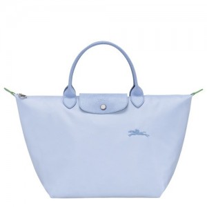 Torebka Longchamp Le Pliage Green M Damskie Niebieskie | SN-LCMP47713