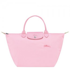Torebka Longchamp Le Pliage Green M Damskie Różowe | SN-LCMP47714