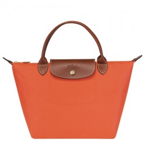 Torebka Longchamp Le Pliage Original S Damskie Pomarańczowe | SN-LCMP47741