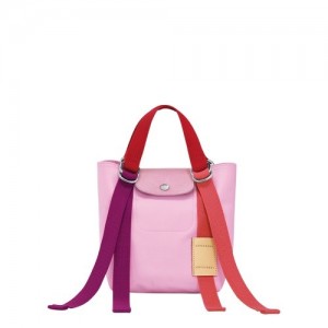 Torebka Longchamp Le Pliage Re-play Xs Damskie Różowe | SN-LCMP47683