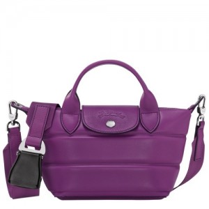 Torebka Longchamp Le Pliage Xtra Xs Damskie Fioletowe | SN-LCMP47816