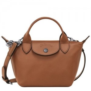 Torebka Longchamp Le Pliage Xtra Xs Damskie Brązowe | SN-LCMP47694