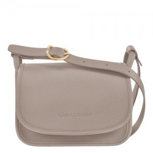 Torebki Małe Longchamp Le Foulonné Xs Damskie Szare | SN-LCMP48211