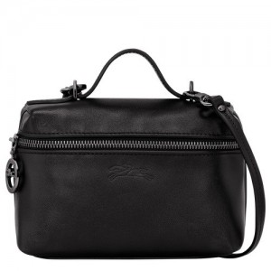 Torebki Małe Longchamp Le Pliage Xtra Xs Vanity Damskie Czarne | SN-LCMP48202