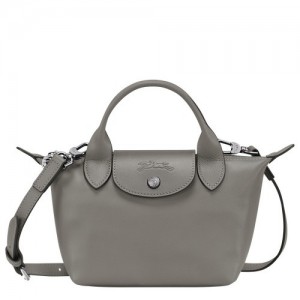 Torebki Małe Longchamp Le Pliage Xtra Xs Damskie Szare | SN-LCMP48205