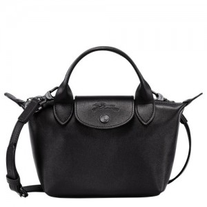 Torebki Małe Longchamp Le Pliage Xtra Xs Damskie Czarne | SN-LCMP48207