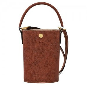 Torebki Małe Longchamp éPure Xs Damskie Brązowe | SN-LCMP48210