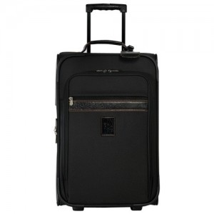 Walizki Longchamp Boxford M Męskie Czarne | SN-LCMP49377