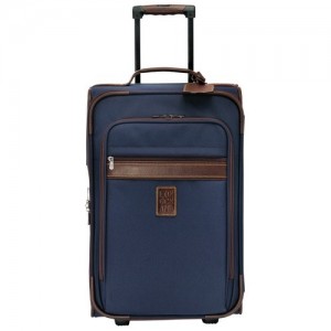 Walizki Longchamp Boxford M Męskie Niebieskie | SN-LCMP49375