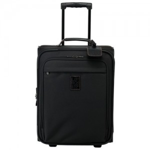 Walizki Longchamp Boxford S Męskie Czarne | SN-LCMP49380